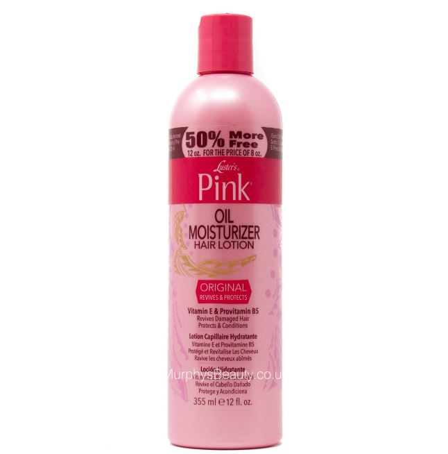 Pink moisturiger hair lotion